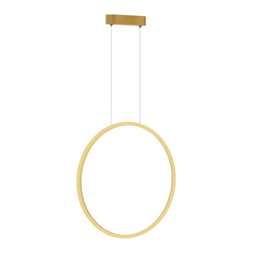 LED Пендел за баня SATURNO LED/28W/230V Ø 50 см IP44 златист