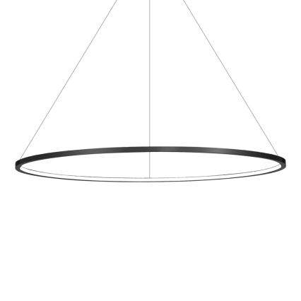 LED Пендел за баня SATURNO LED/57W/230V Ø 100 см IP44 антрацит