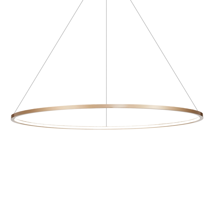 LED Пендел за баня SATURNO LED/57W/230V Ø 100 см IP44 златист