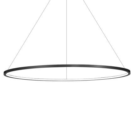 LED Пендел за баня SATURNO LED/65W/230V Ø 120 см IP44 антрацит