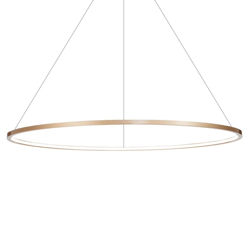 LED Пендел за баня SATURNO LED/65W/230V Ø 120 см IP44 златист