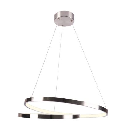 LED Пендел ZEFIRA LED/40W/230V 4000K Ø 50 см лъскав хром