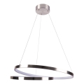 LED Пендел ZEFIRA LED/40W/230V 4000K Ø 50 см лъскав хром