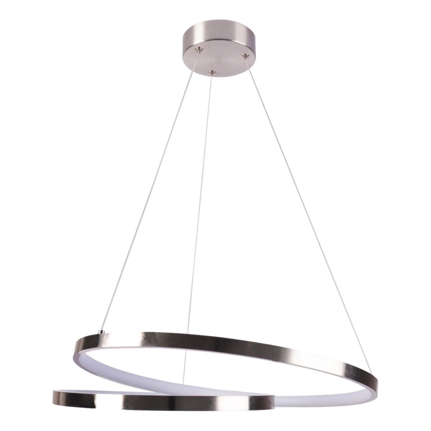LED Пендел ZEFIRA LED/40W/230V 4000K Ø 50 см лъскав хром
