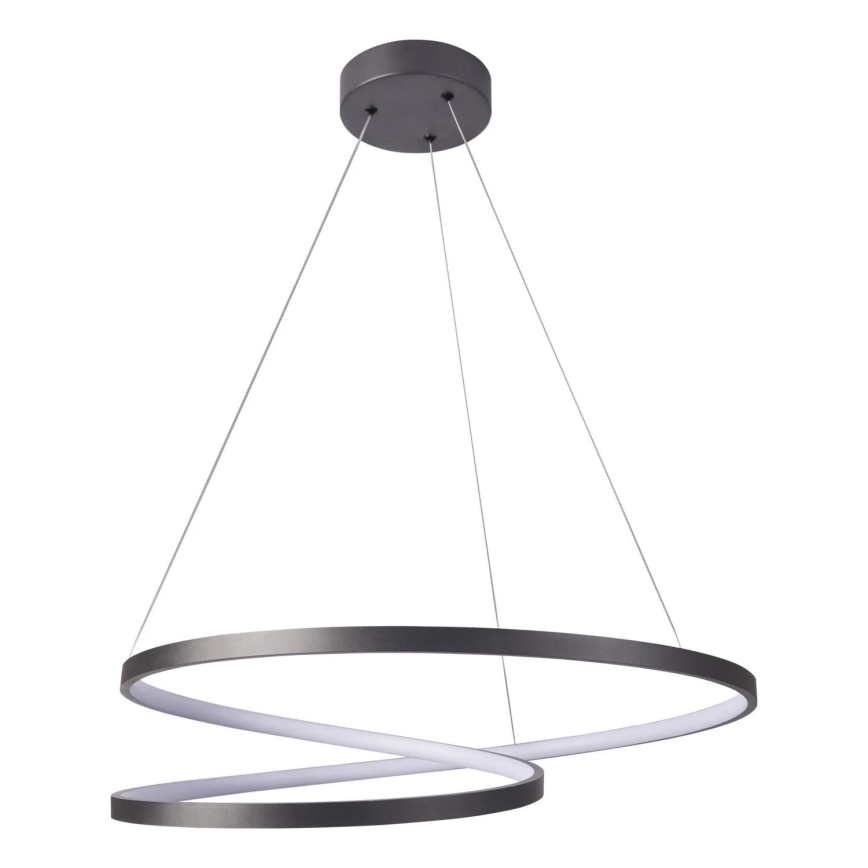 LED Пендел ZEFIRA LED/52W/230V 4000K Ø 60 см антрацит