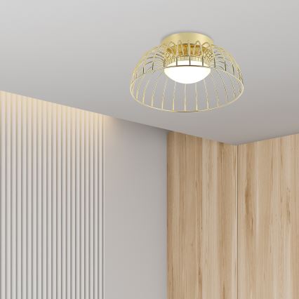 LED плафон BETSY LED/12W/230V Ø 25 см златист