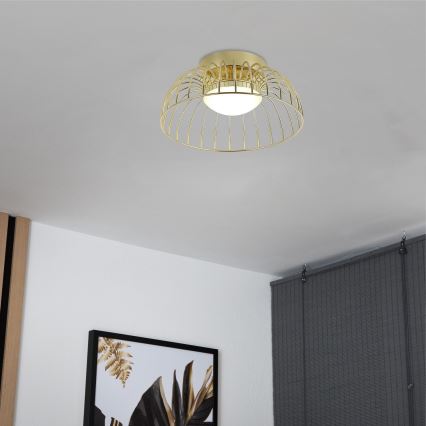 LED плафон BETSY LED/12W/230V Ø 25 см златист