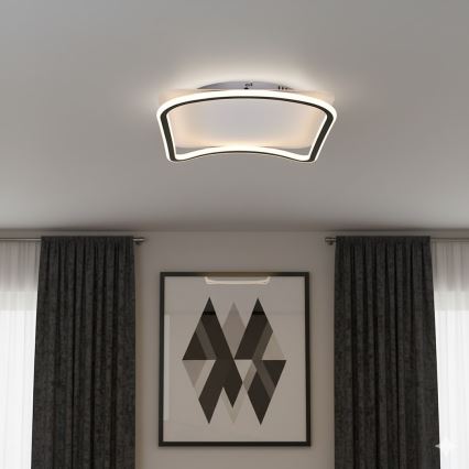 LED плафон CALI LED/30W/230V 40x40 cm черен