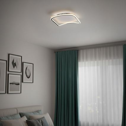 LED плафон CALI LED/30W/230V 40x40 cm черен
