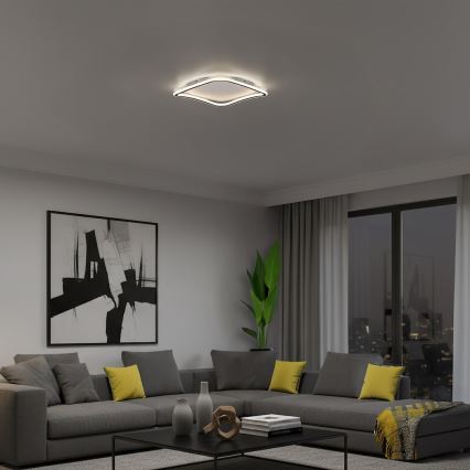 LED плафон CALI LED/30W/230V 40x40 cm черен