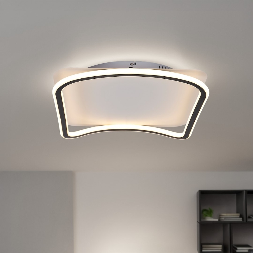LED плафон CALI LED/30W/230V 40x40 cm черен