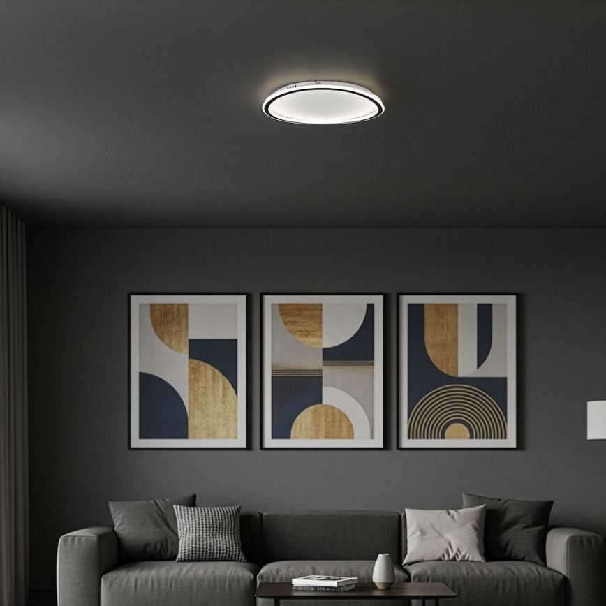 LED плафон CALI LED/30W/230V Ø 40 см черен