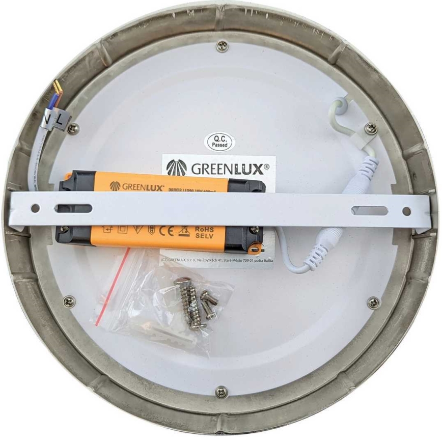 LED Плафон FENIX LED/12W/230V 3800K Ø 17 см