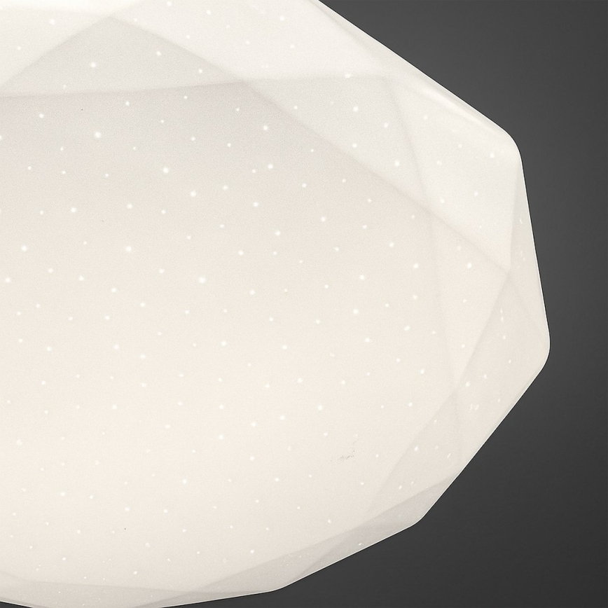 LED димируемо таванно осветително тяло HEX LED/72W/230V 3000-6000K Ø 50 см бяло + дистанционно управление