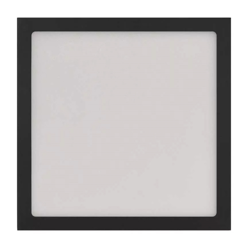 LED Плафон NEXXO LED/12,5W/230V 3000/3500/4000K 17x17 см черен
