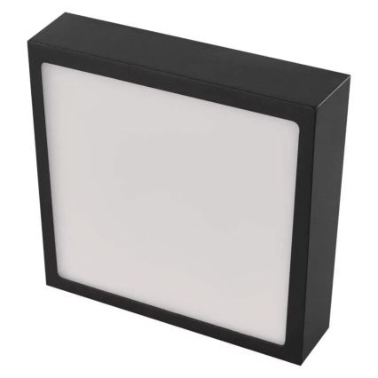 LED Плафон NEXXO LED/12,5W/230V 3000/3500/4000K 17x17 см черен
