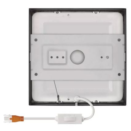 LED Плафон NEXXO LED/12,5W/230V 3000/3500/4000K 17x17 см черен