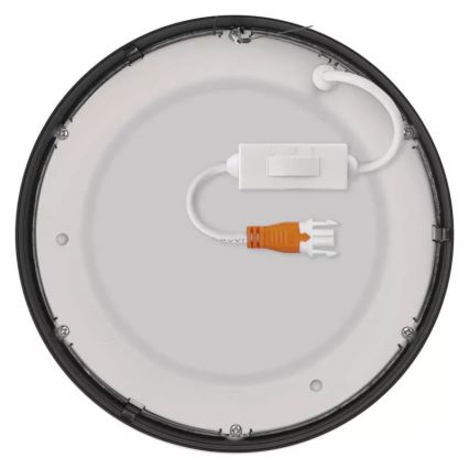 LED Плафон NEXXO LED/12,5W/230V 3000/3500/4000K Ø 17 см черен
