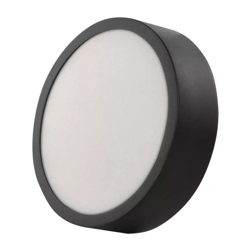 LED Плафон NEXXO LED/12,5W/230V 3000/3500/4000K Ø 17 см черен