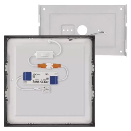 LED Плафон NEXXO LED/21W/230V 3000/3500/4000K 22,5x22,5 см черен