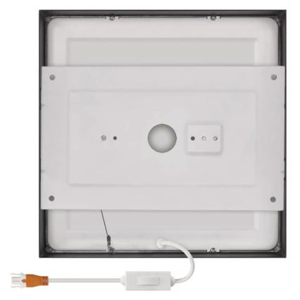 LED Плафон NEXXO LED/21W/230V 3000/3500/4000K 22,5x22,5 см черен