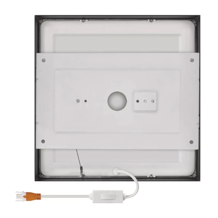 LED Плафон NEXXO LED/21W/230V 3000/3500/4000K 22,5x22,5 см черен