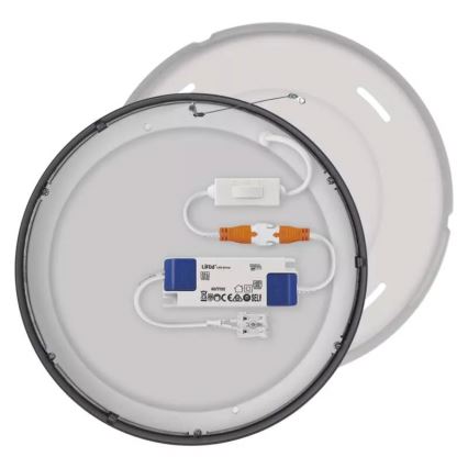 LED Плафон NEXXO LED/21W/230V 3000/3500/4000K Ø 22,5 см черен