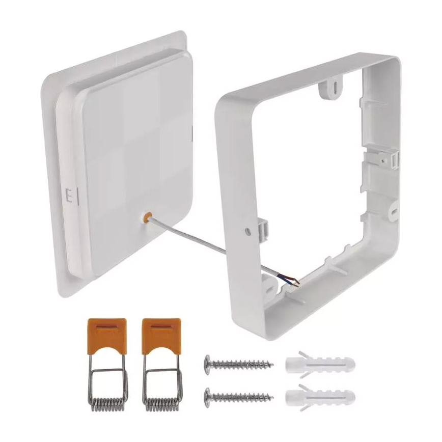 LED Плафон LED/24W/230V 22x22 см бял