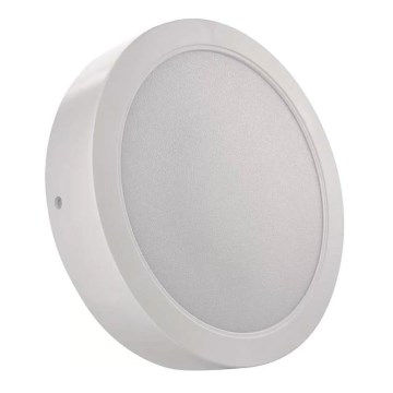 LED Плафон LED/24W/230V Ø 22 см бял