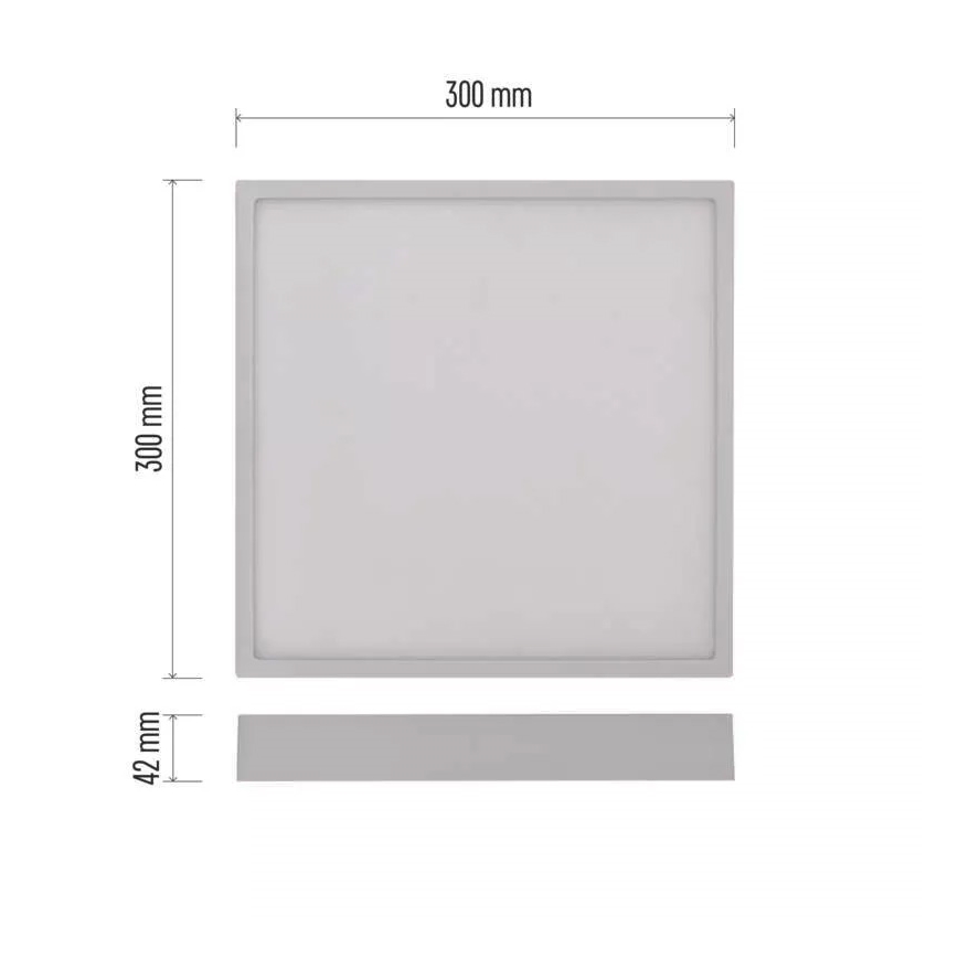 LED Плафон NEXXO LED/28,5W/230V 3000/3500/4000K 30x30 см бял