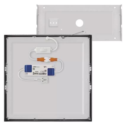 LED Плафон NEXXO LED/28,5W/230V 3000/3500/4000K 30x30 см черен