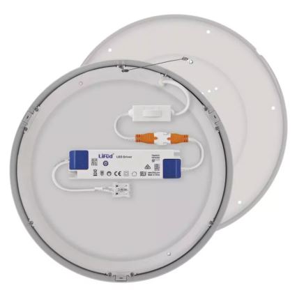 LED Плафон NEXXO LED/28,5W/230V 3000/3500/4000K Ø 30 см бял