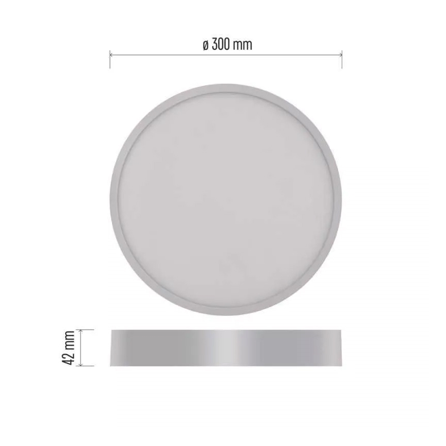 LED Плафон NEXXO LED/28,5W/230V 3000/3500/4000K Ø 30 см бял