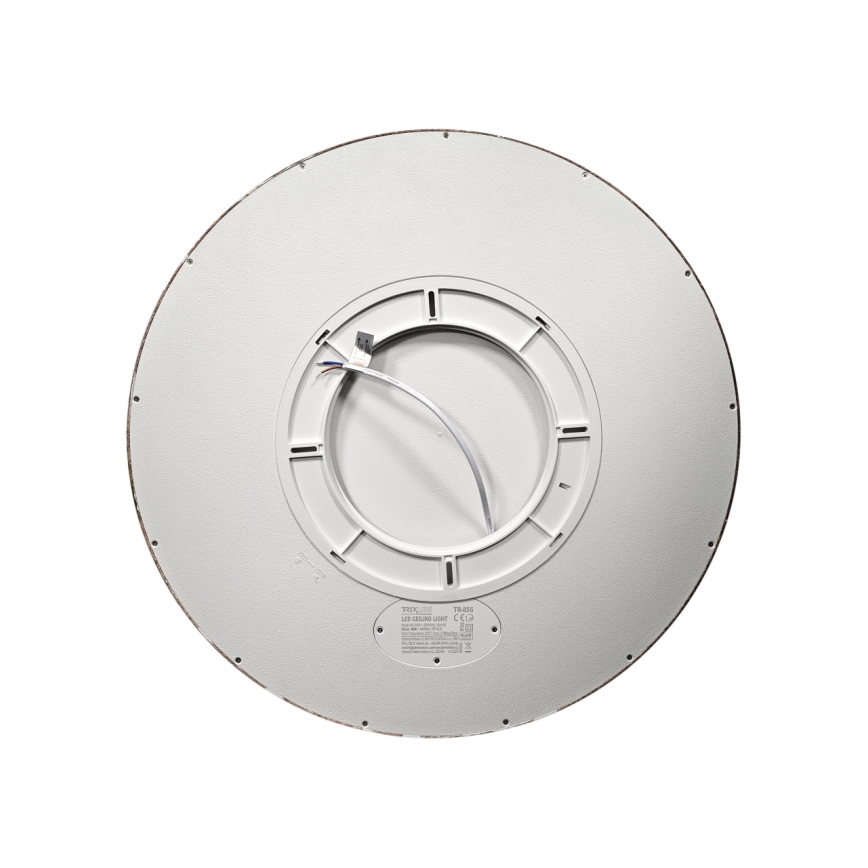 LED плафон LED/40W/230V 3000/4000/6500K Ø 50 см кафяв