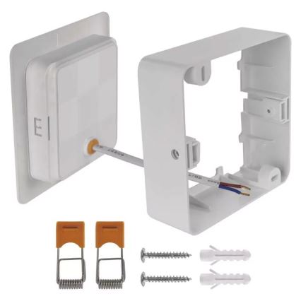 LED Плафон LED/9W/230V 12x12 см бял