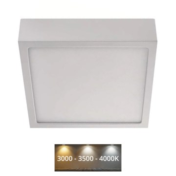 LED Плафон NEXXO LED/12,5W/230V 3000/3500/4000K 17x17 см бял