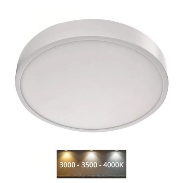 LED Плафон NEXXO LED/28,5W/230V 3000/3500/4000K Ø 30 см бял
