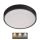 LED Плафон NEXXO LED/28,5W/230V 3000/3500/4000K Ø 30 см черен