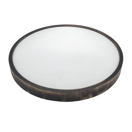 LED плафон OAK SMOKY SLIM LED/36W/230V 4000K диам. 47 см дъб/тъмно кафяв