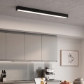LED плафон/полилей на кабел LED/44W/230V 4000K 120 cm черен
