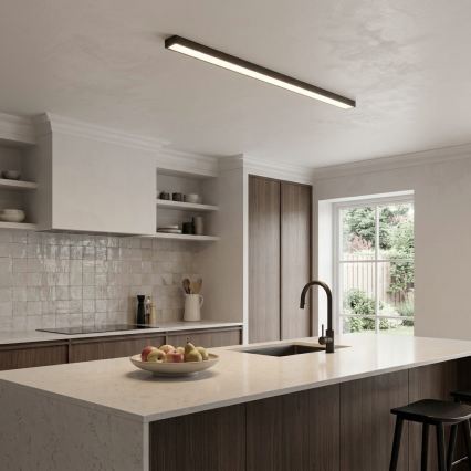 LED плафон/полилей на кабел LED/44W/230V 4000K 120 cm черен