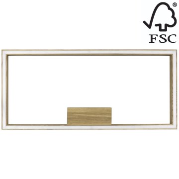LED Плафон RAMME LED/34W/230V матов дъб - FSC сертифициран