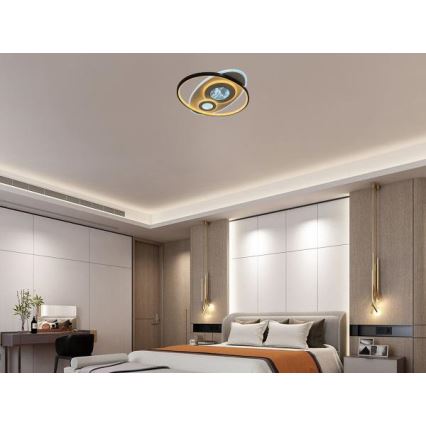 LED плафон с функция за димиране LED/105W/230V 3000-6500K + дистанционно управление