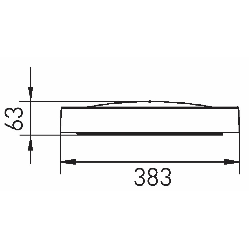 LED Плафон SAMER LED/24W/230V 4000K