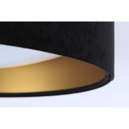 LED Димируем плафон SMART GALAXY LED/24W/230V Ø 45 см 2700-6500K Wi-Fi Tuya черен/златист + дистанционно