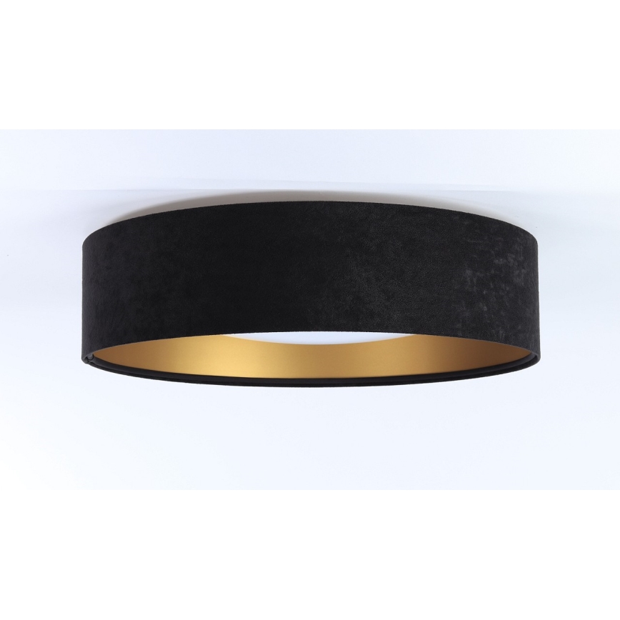 LED Димируем плафон SMART GALAXY LED/36W/230V Ø 55 см 2700-6500K Wi-Fi Tuya черен/златист + дистанционно