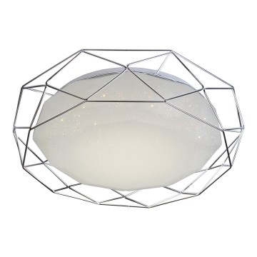 LED Плафон SVEN LED/24W/230V Ø 43 см лъскав хром