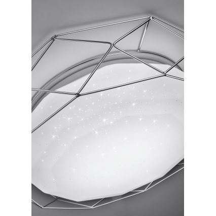 LED Плафон SVEN LED/24W/230V Ø 43 см лъскав хром