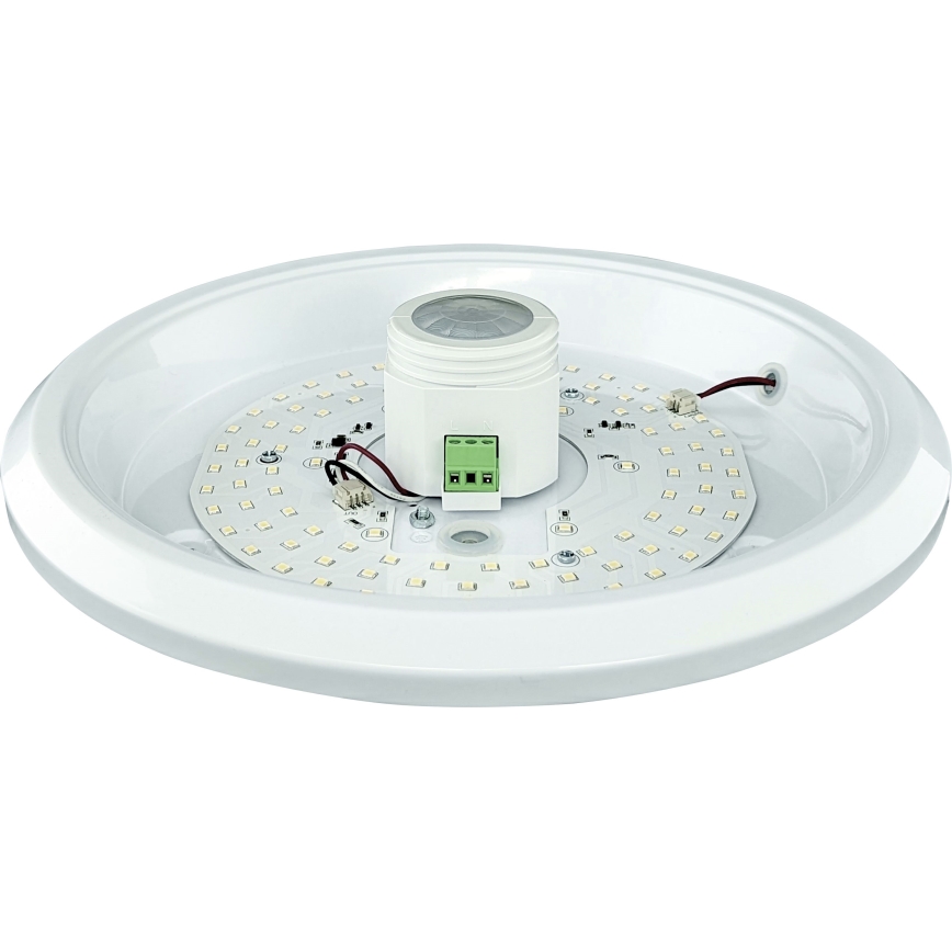LED Плафон със сензор и авариен модул MANA LED/12W/230V 1500 mAh 4000K