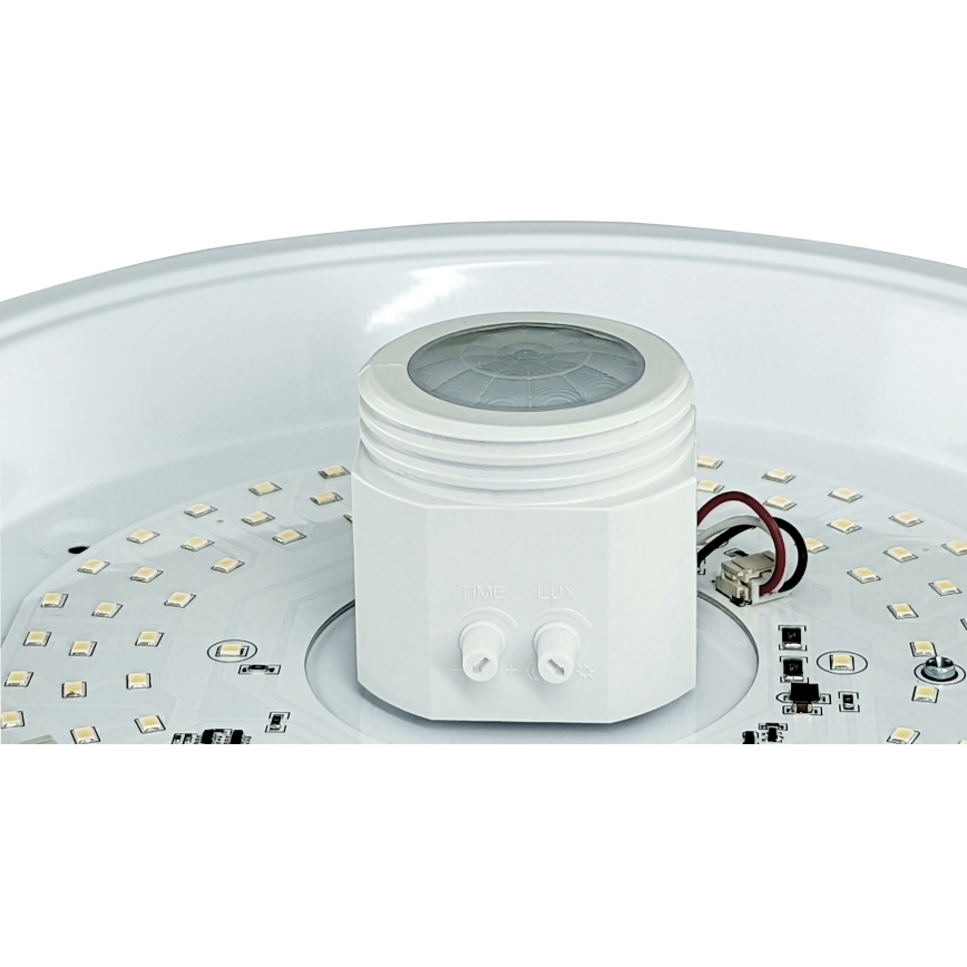 LED Плафон със сензор и авариен модул MANA LED/12W/230V 1500 mAh 4000K